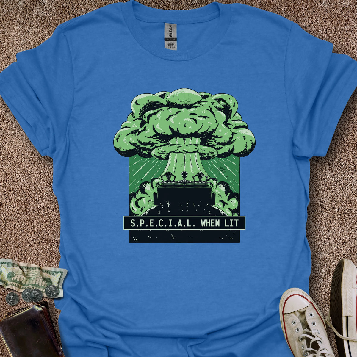 Printify T-Shirt Heather Royal / S Special w/Lit T-Shirt