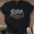 Printify T-Shirt Black / S System 11 T-Shirt