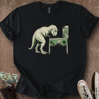 Printify T-Shirt Black / S T-Rex Pinball T-Shirt