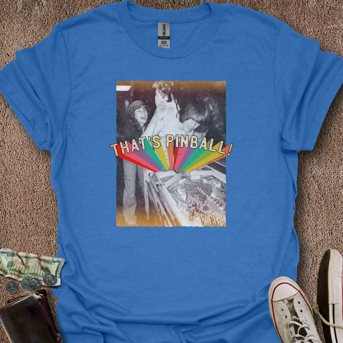 Printify T-Shirt Heather Royal / S That's Pinball T-Shirt