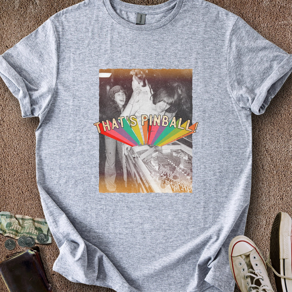 Printify T-Shirt Sport Grey / S That's Pinball T-Shirt