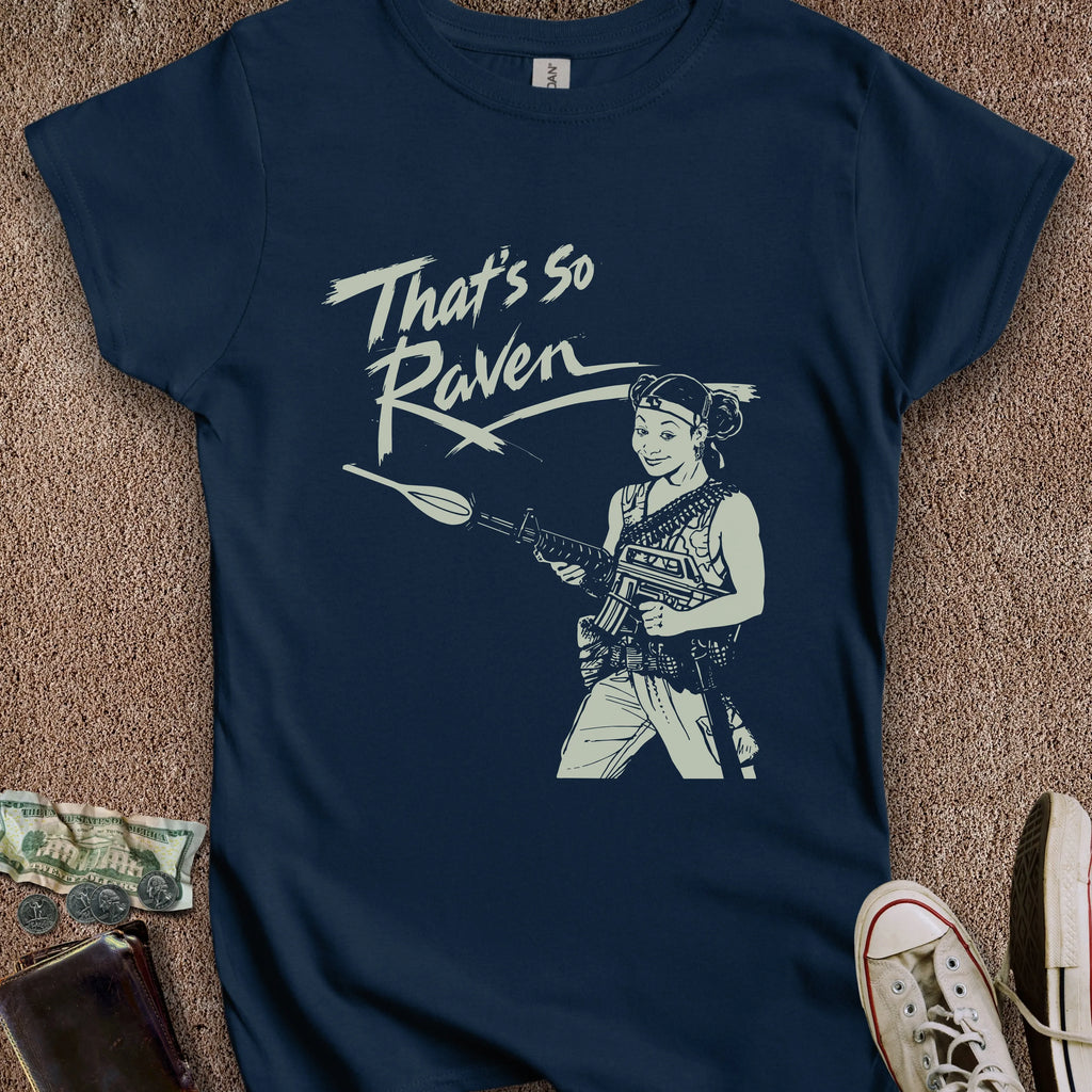 Printify T-Shirt S / Navy That's So Raven Women's T-Shirt