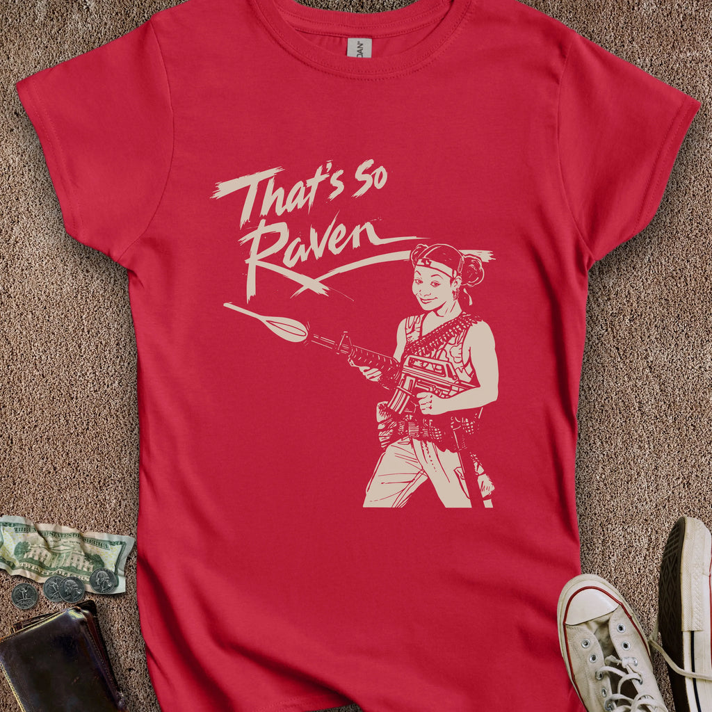 Printify T-Shirt S / Red That's So Raven Women's T-Shirt