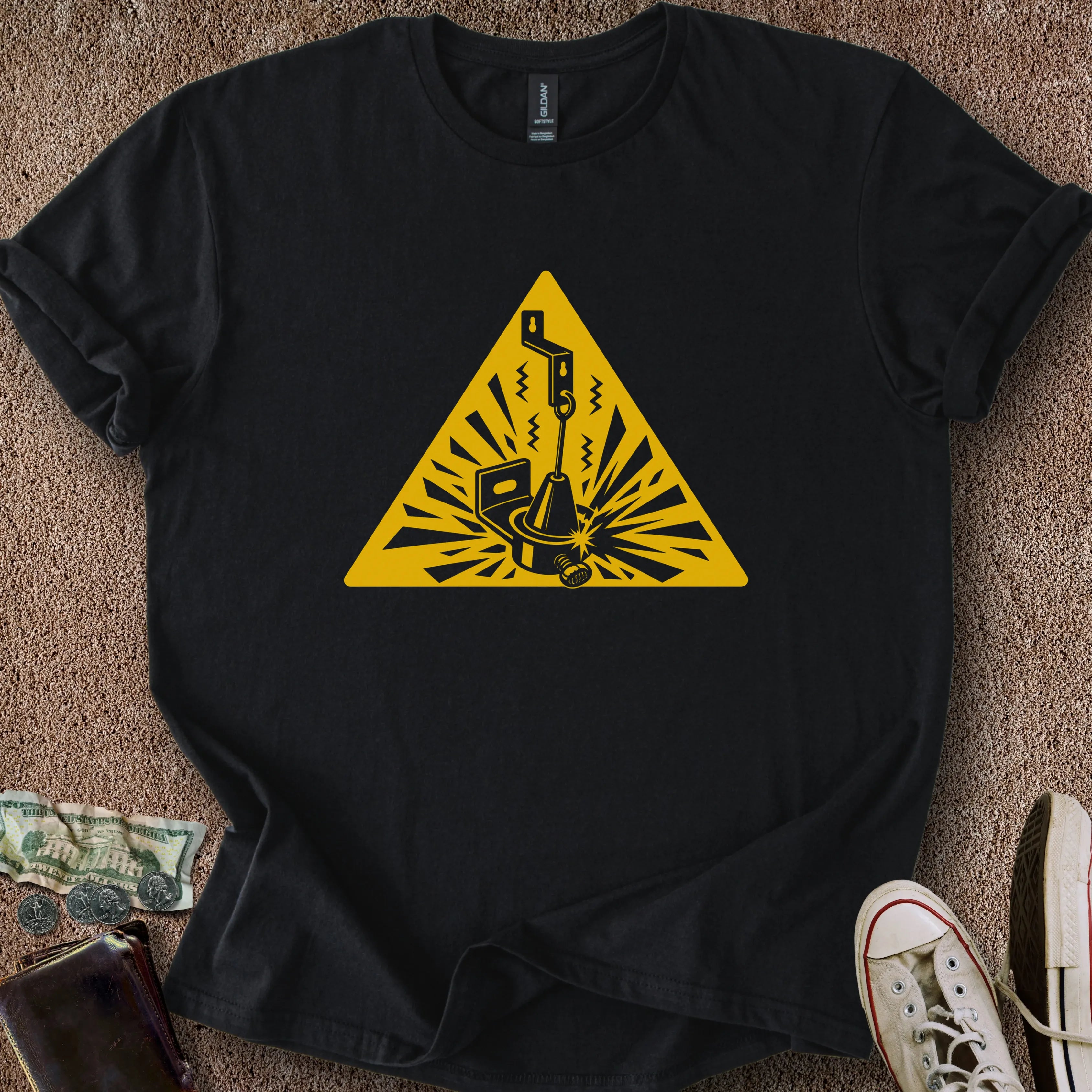 Printify T-Shirt Black / S Tilt Explosion T-Shirt