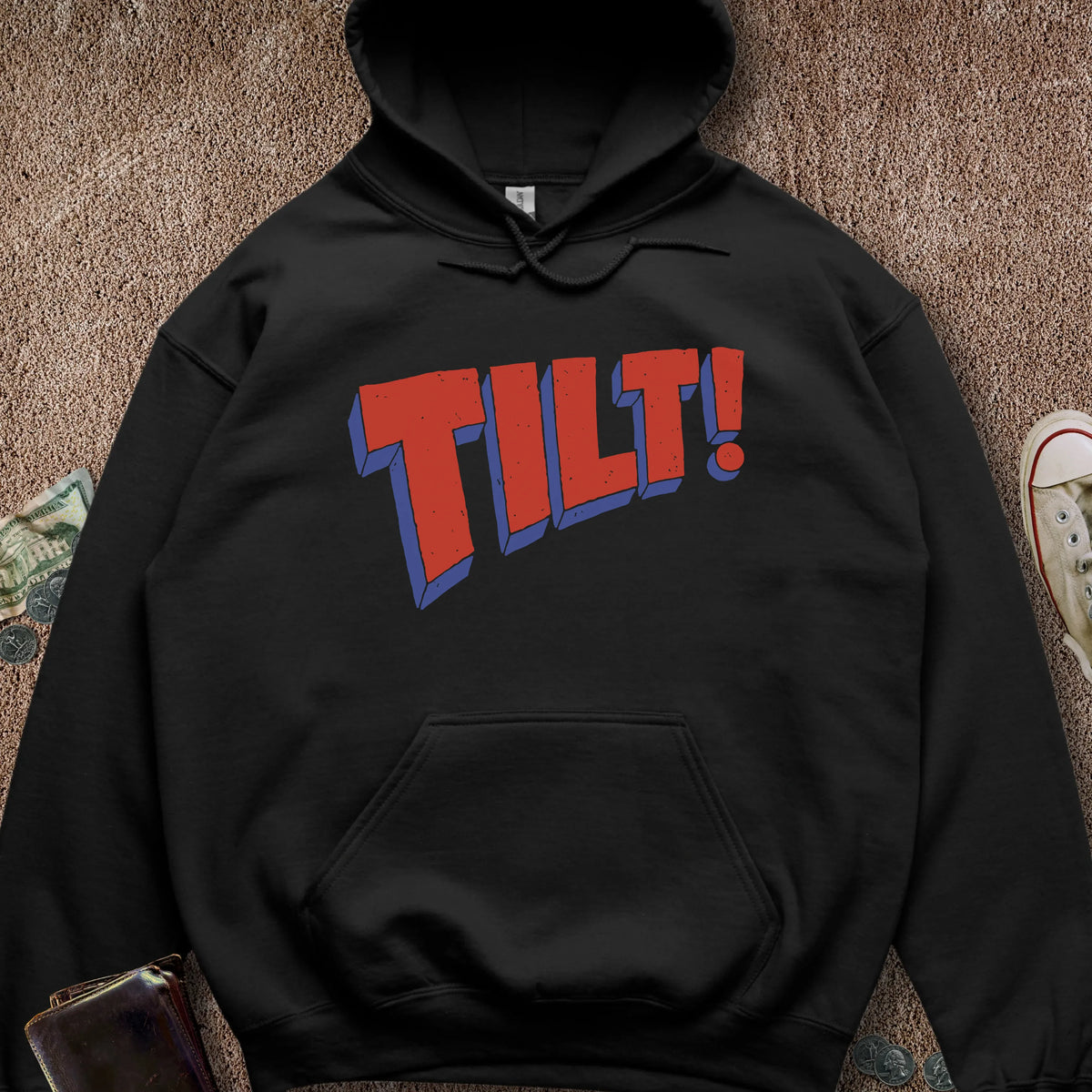 Printify Hoodie Black / S Tilt! Hoodie