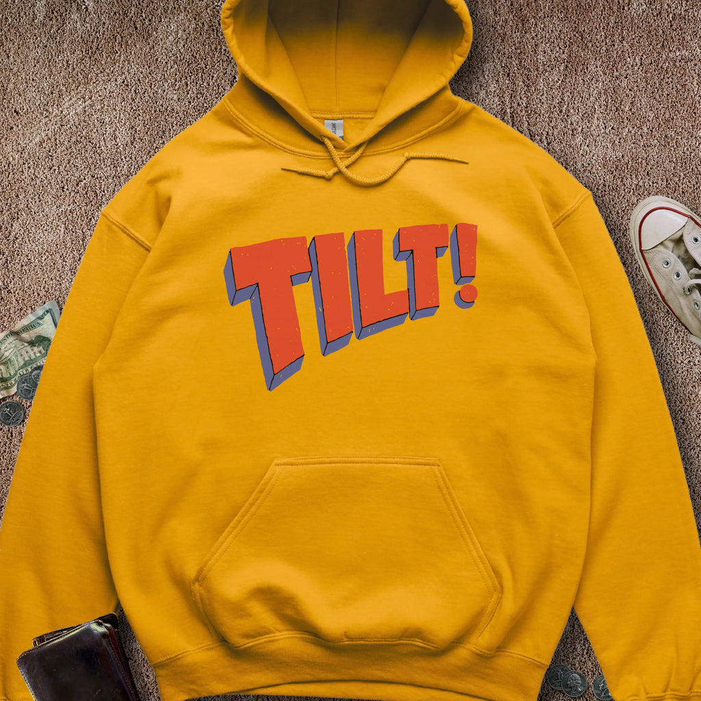 Printify Hoodie Gold / S Tilt! Hoodie