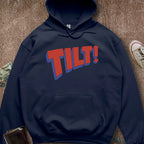 Printify Hoodie Navy / S Tilt! Hoodie