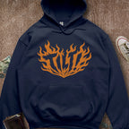 Printify Hoodie Navy / S Tilt on Fire Hoodie