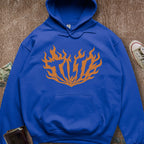 Printify Hoodie Royal / S Tilt on Fire Hoodie