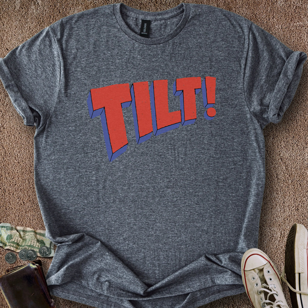 Printify T-Shirt Dark Heather / S TILT! T-Shirt