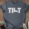 Printify T-Shirt Dark Heather / S Tilt T-Shirt
