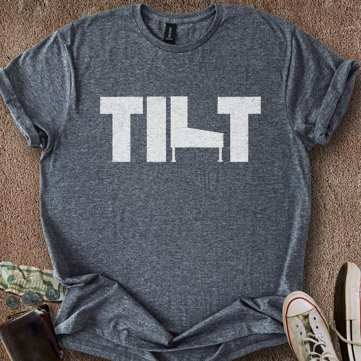Printify T-Shirt Dark Heather / S Tilt T-Shirt