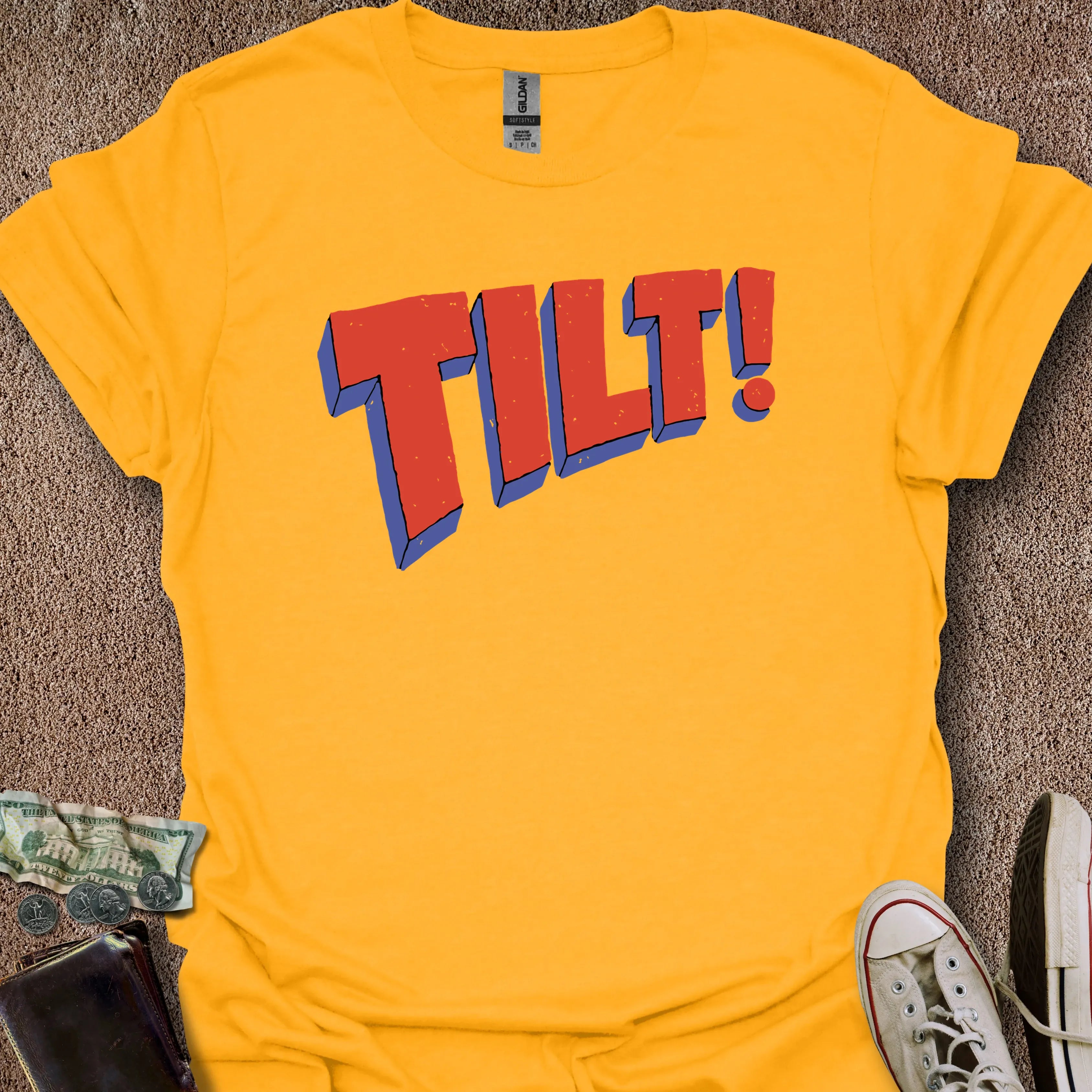 Printify T-Shirt Gold / S TILT! T-Shirt