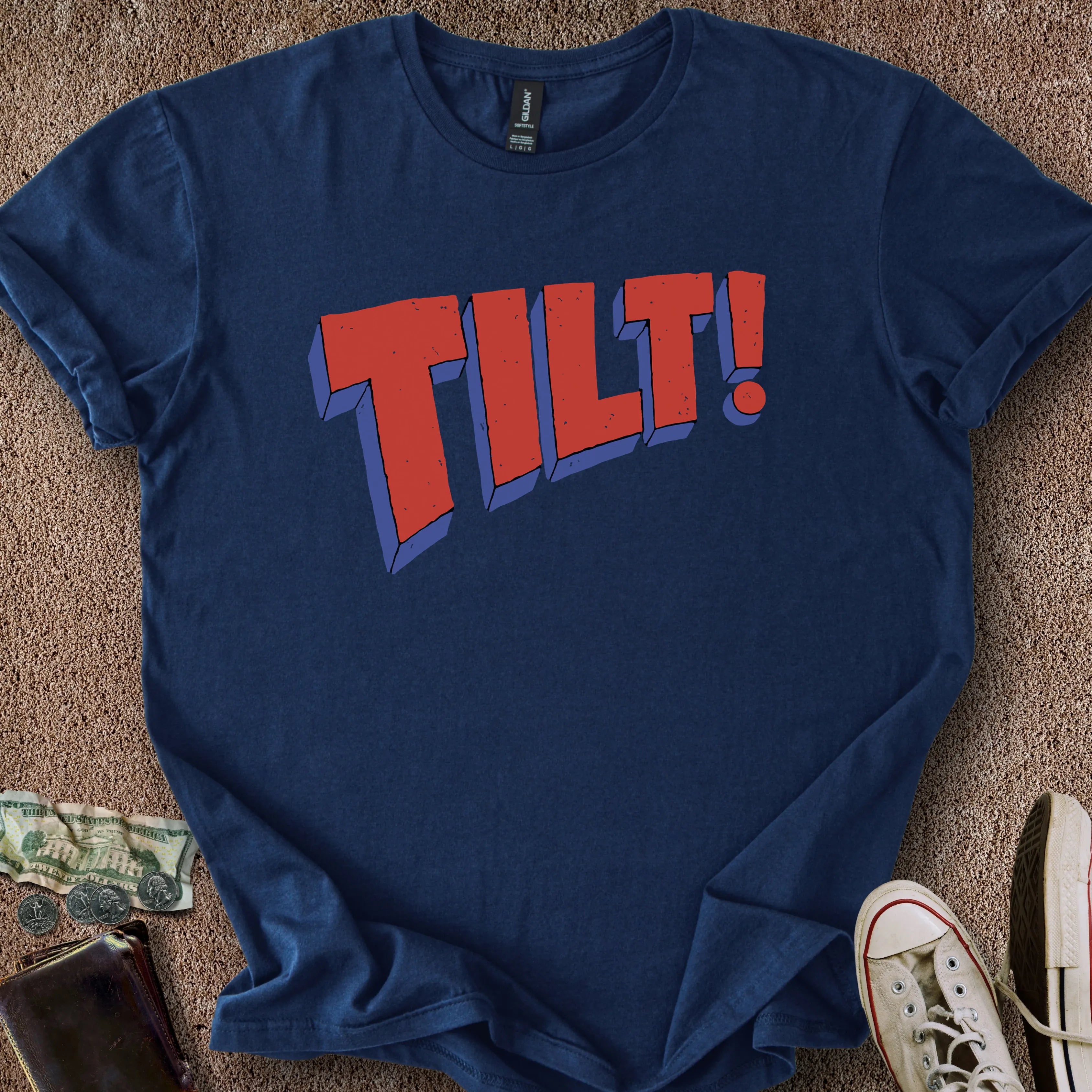 Printify T-Shirt Navy / S TILT! T-Shirt