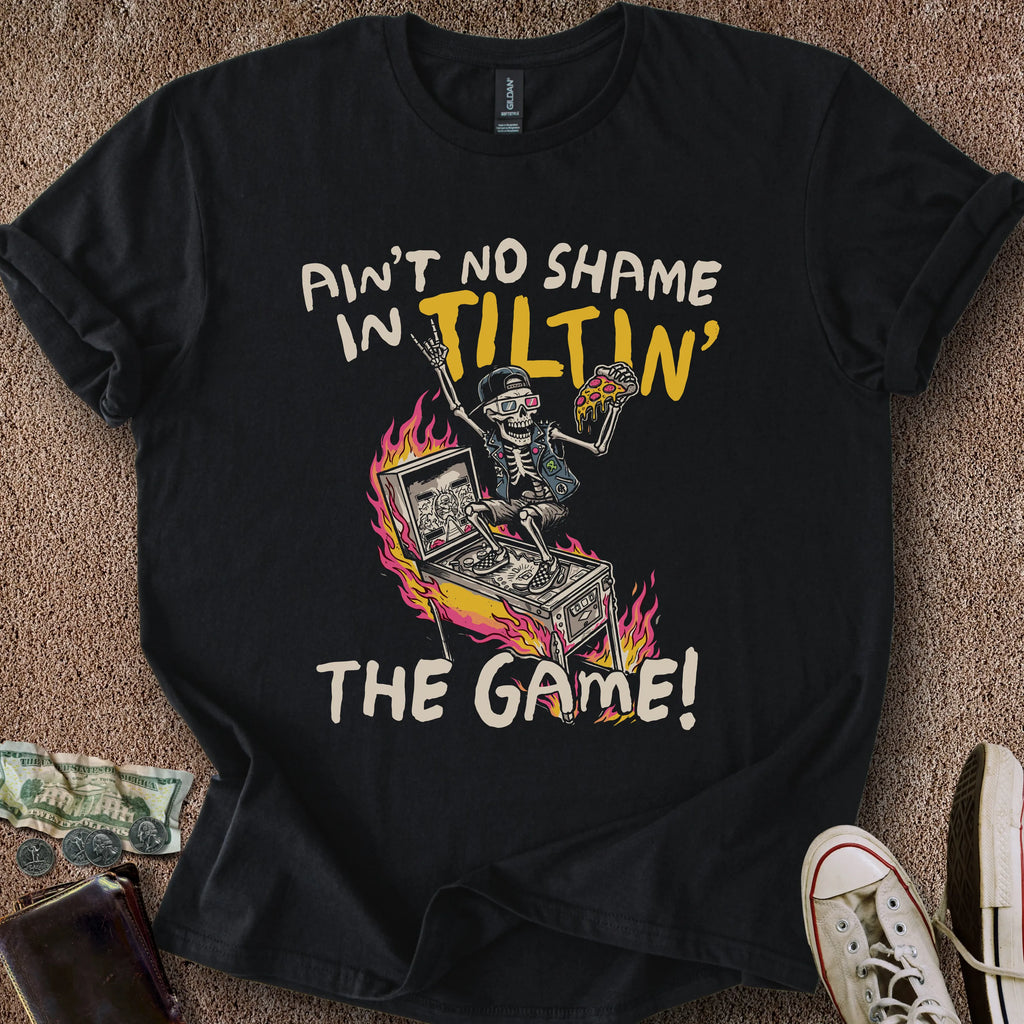 Printify T-Shirt Black / S Tilting Shame T-Shirt
