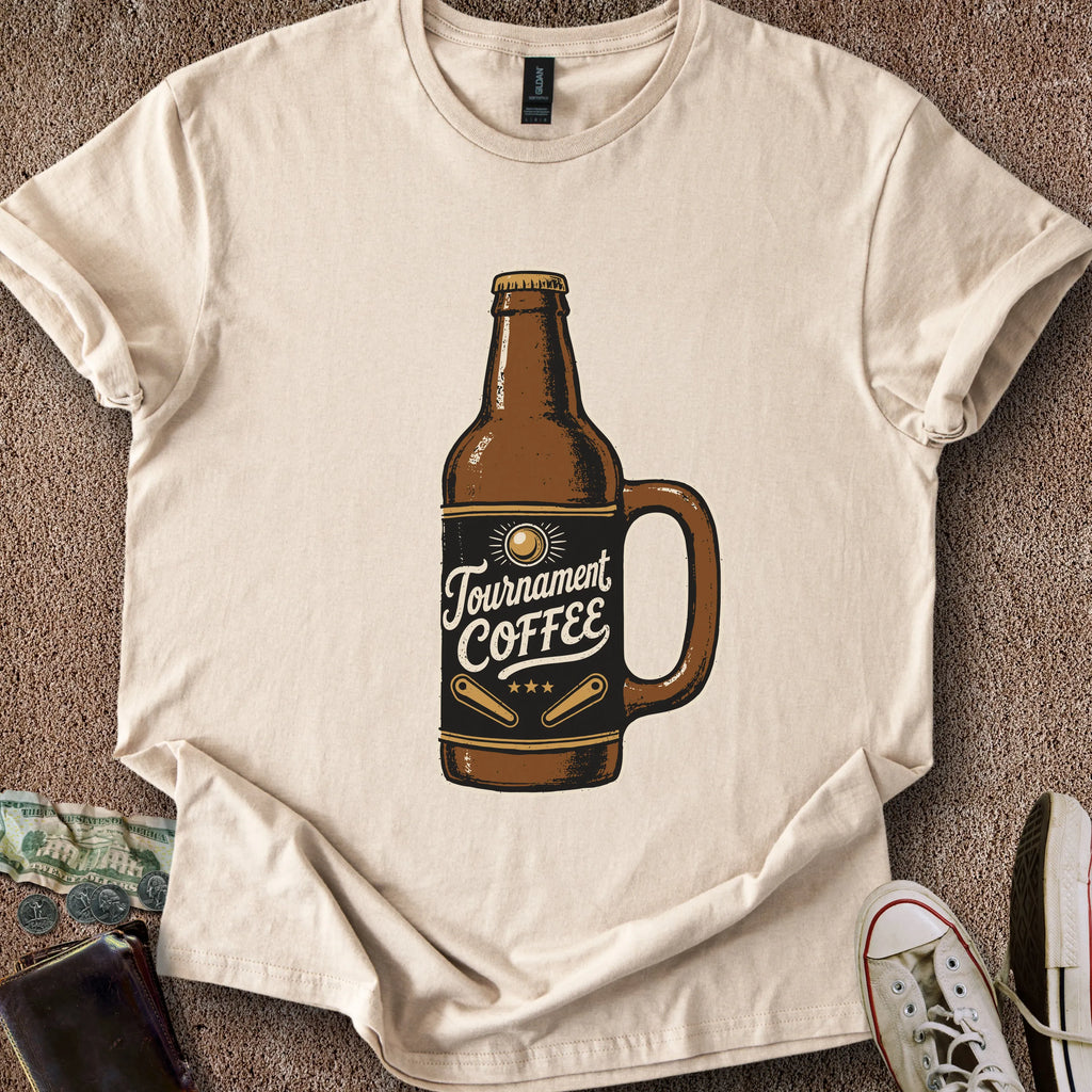 Printify T-Shirt Sand / S Tournament Coffee T-Shirt