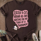 Printify T-Shirt Dark Chocolate / M Tournament Day T-Shirt