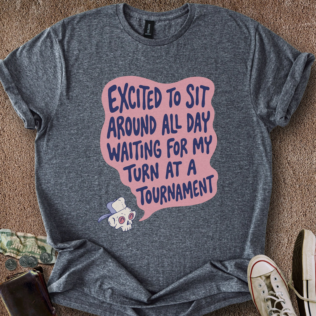 Printify T-Shirt Dark Heather / M Tournament Day T-Shirt