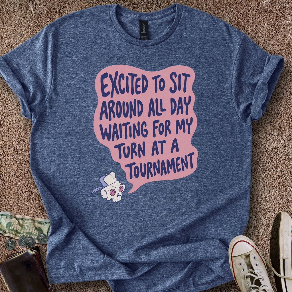 Printify T-Shirt Heather Navy / M Tournament Day T-Shirt