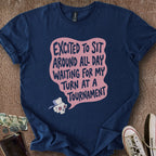 Printify T-Shirt Navy / M Tournament Day T-Shirt