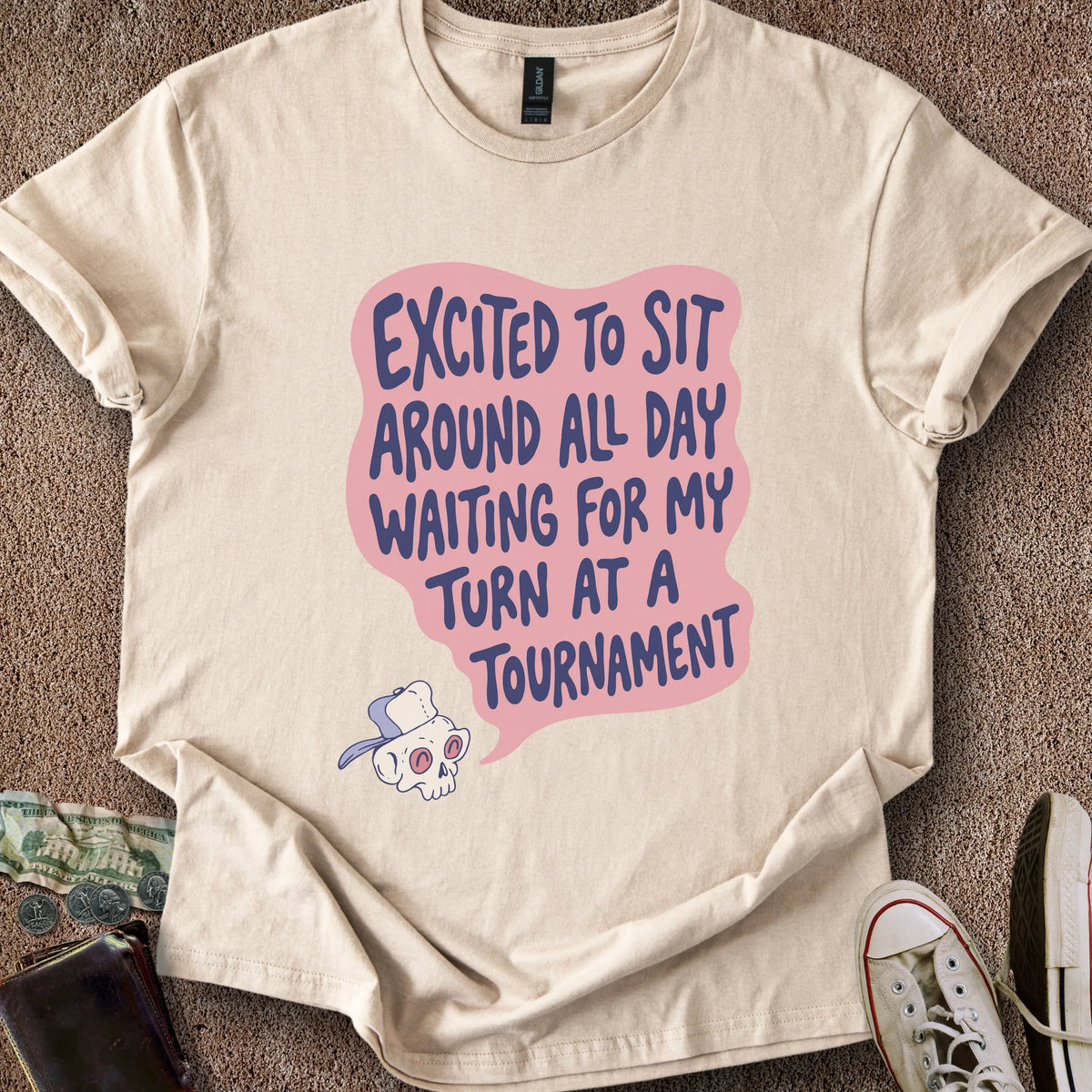 Printify T-Shirt Sand / M Tournament Day T-Shirt