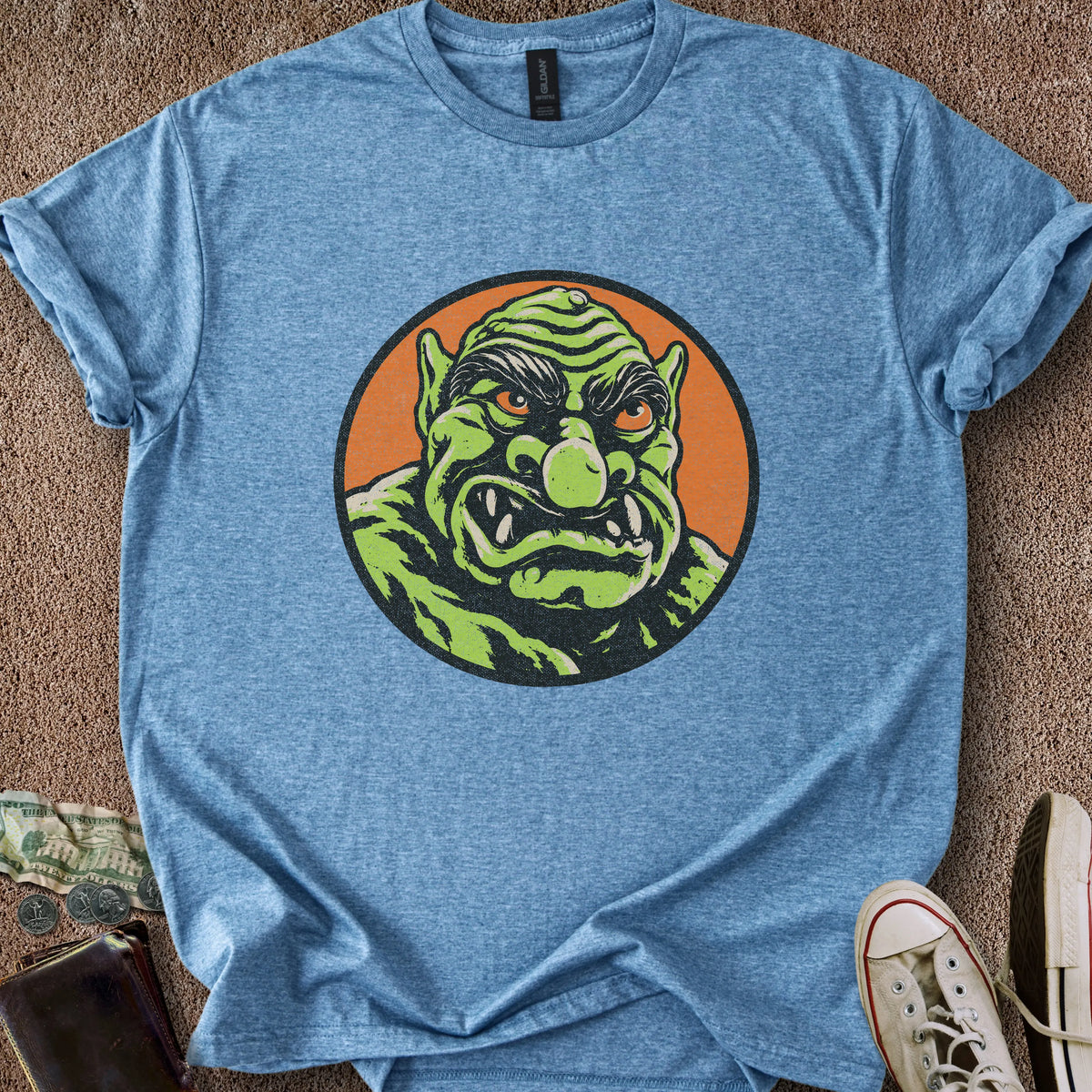 Printify T-Shirt Heather Indigo / S Trolling T-Shirt