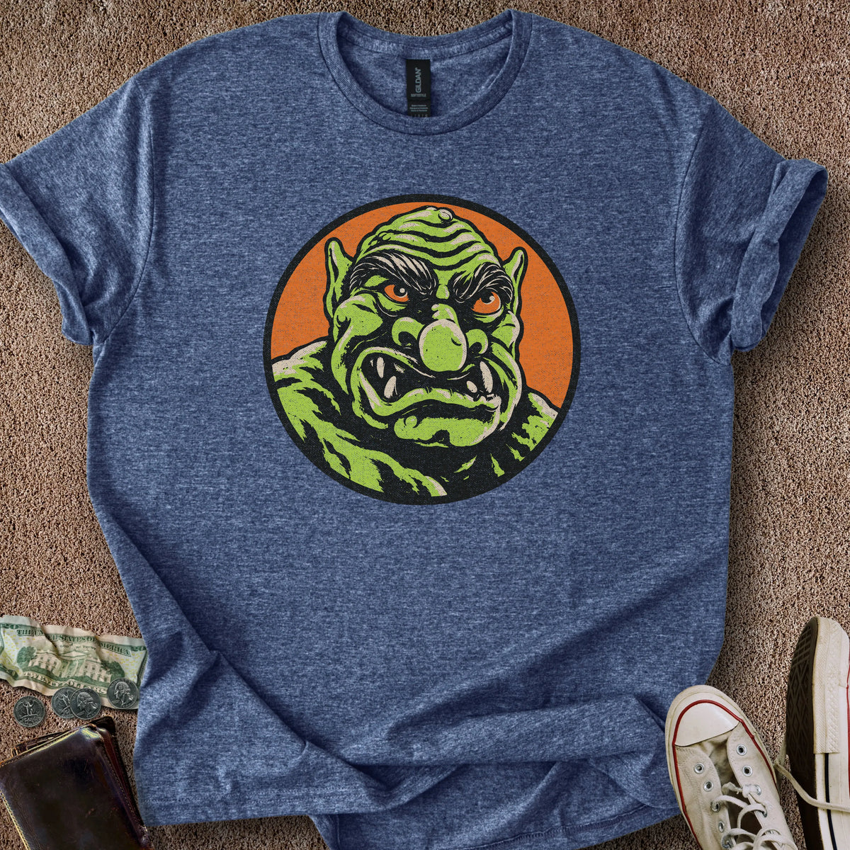 Printify T-Shirt Heather Navy / S Trolling T-Shirt
