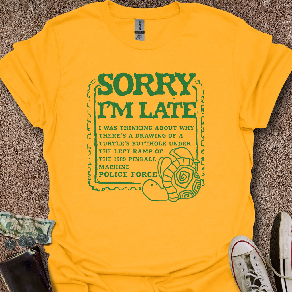 Printify T-Shirt Gold / M Turtle Butthole T-Shirt