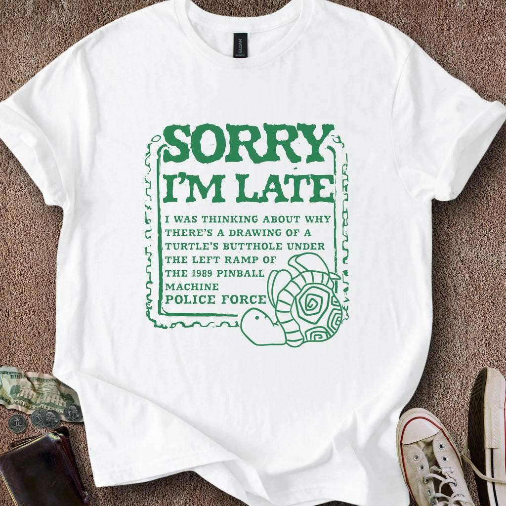 Printify T-Shirt White / M Turtle Butthole T-Shirt