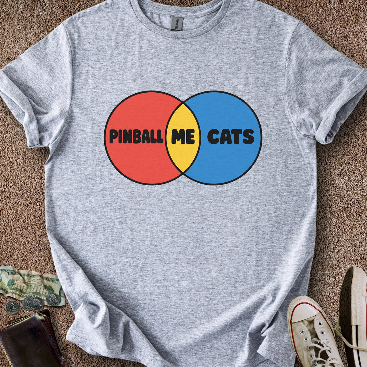 Printify T-Shirt Sport Grey / S Venn Diagram T-Shirt
