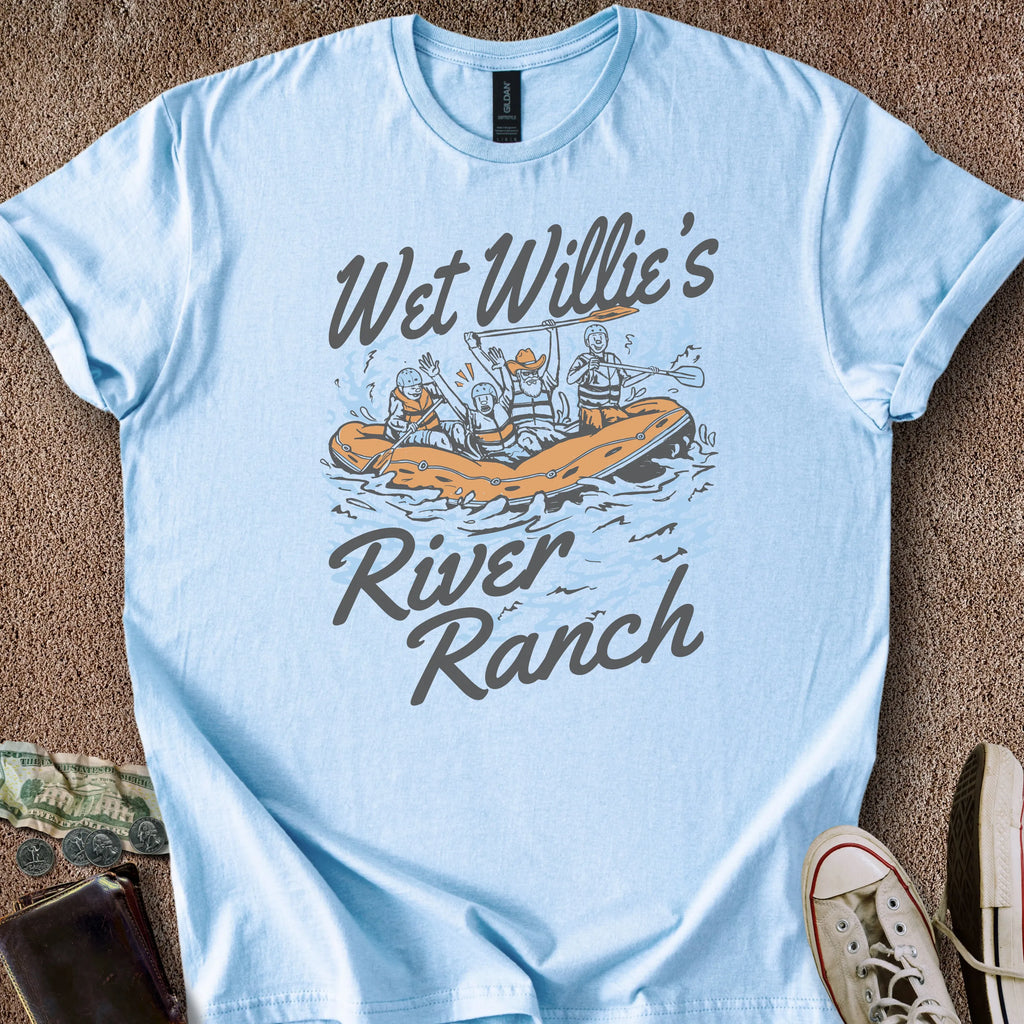 Printify T-Shirt Light Blue / M Wet Willie's T-Shirt