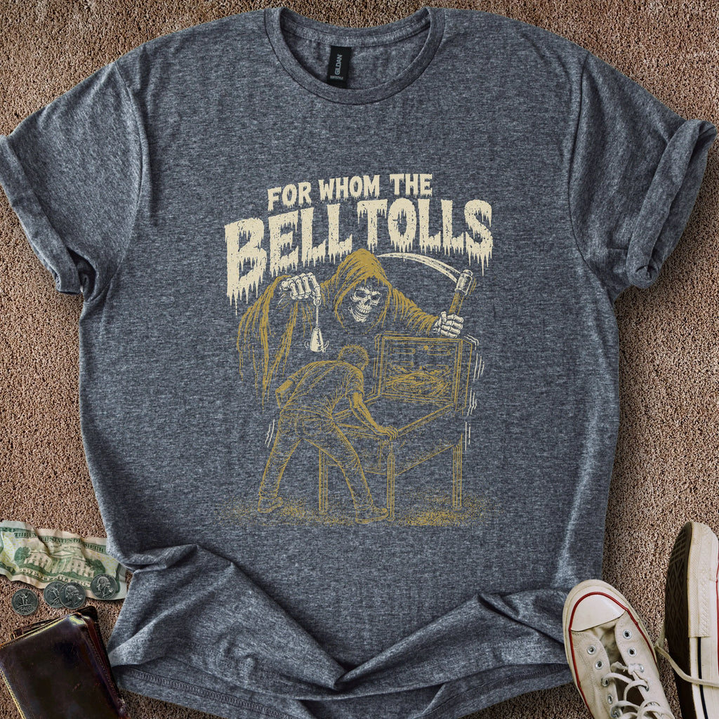 Printify T-Shirt Dark Heather / S Whom the Bell Tolls T-Shirt