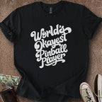 Printify T-Shirt Black / S World's Okayest Pinballer T-Shirt