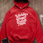 Printify Hoodie Red / S Worlds Okayest Pinball Hoodie
