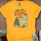 Printify T-Shirt Gold / S X-Mas Want T-Shirt