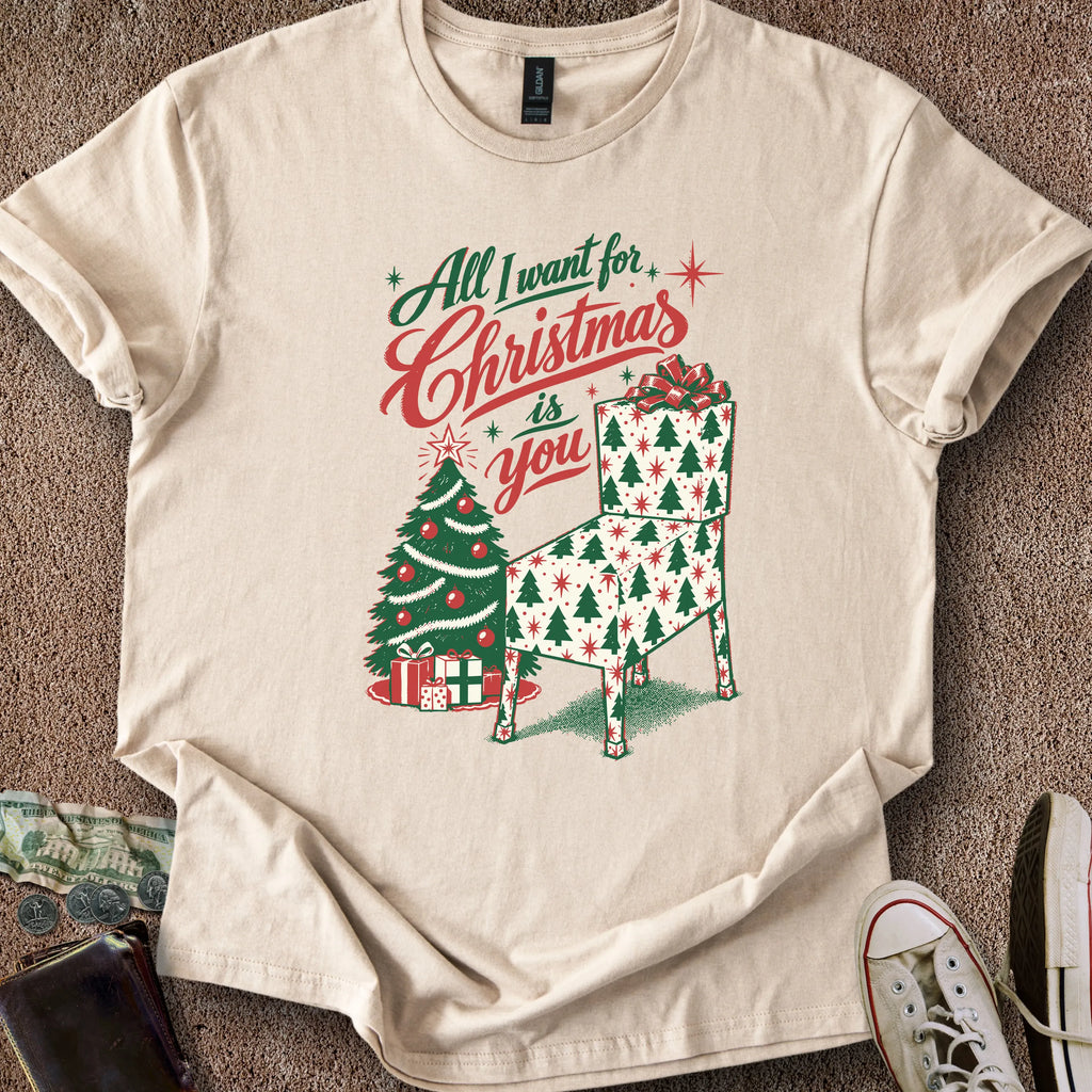 Printify T-Shirt Sand / S X-Mas Want T-Shirt