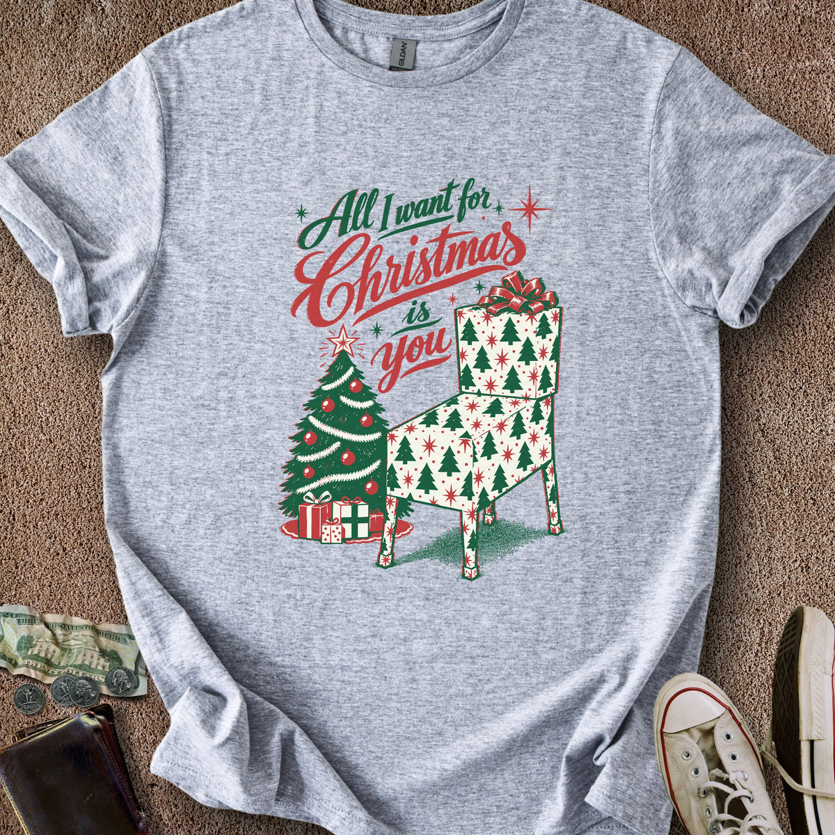 Printify T-Shirt Sport Grey / S X-Mas Want T-Shirt