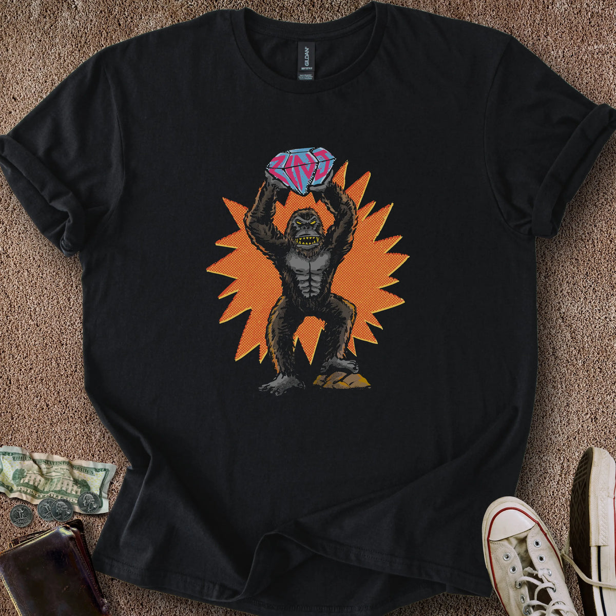 Printify T-Shirt Black / S Zinj T-Shirt