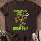 Printify T-Shirt Dark Chocolate / S Zombie Flipper T-Shirt