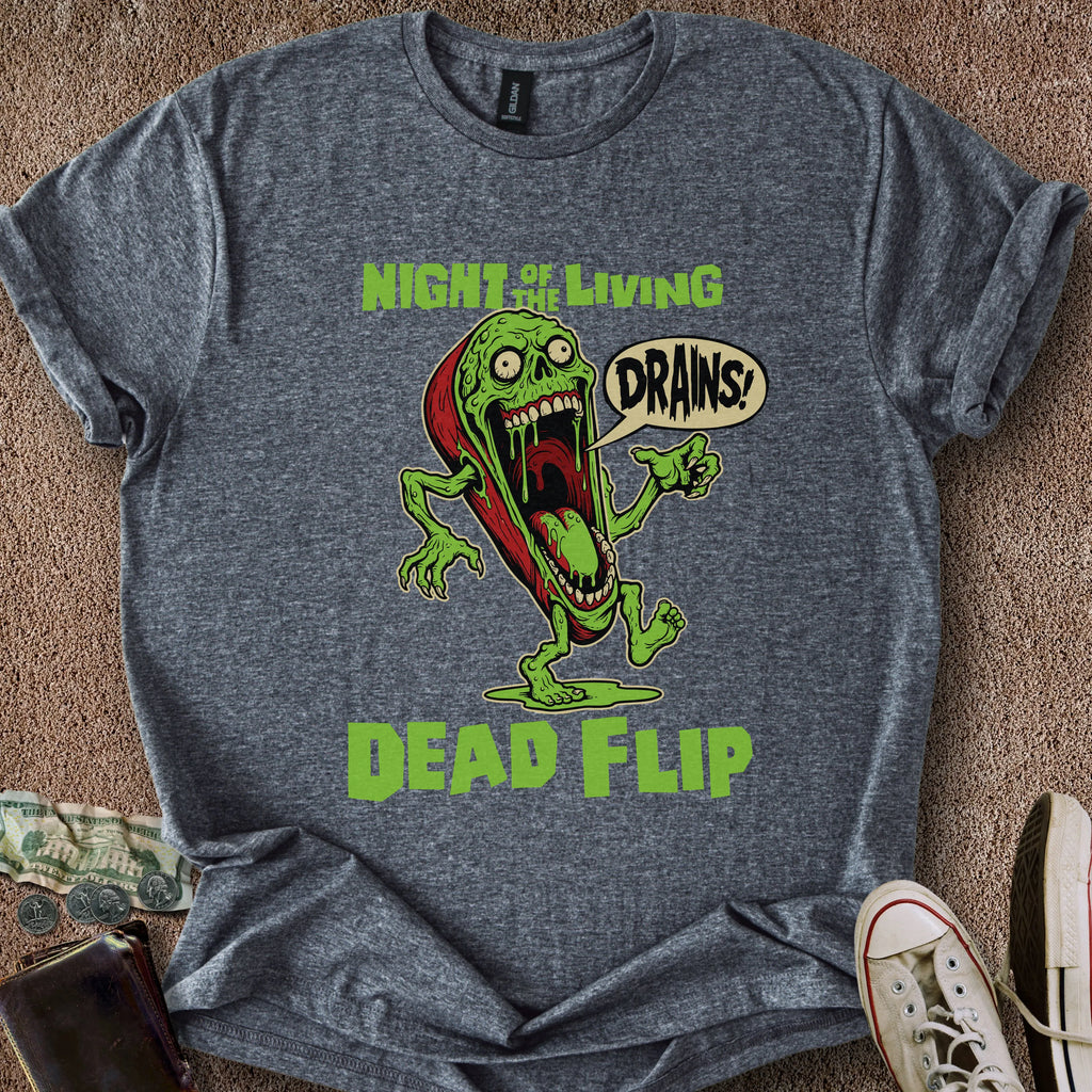 Printify T-Shirt Dark Heather / S Zombie Flipper T-Shirt